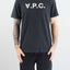 T-Shirt Apc Nero Bianco da Uomo cohmb m26384
