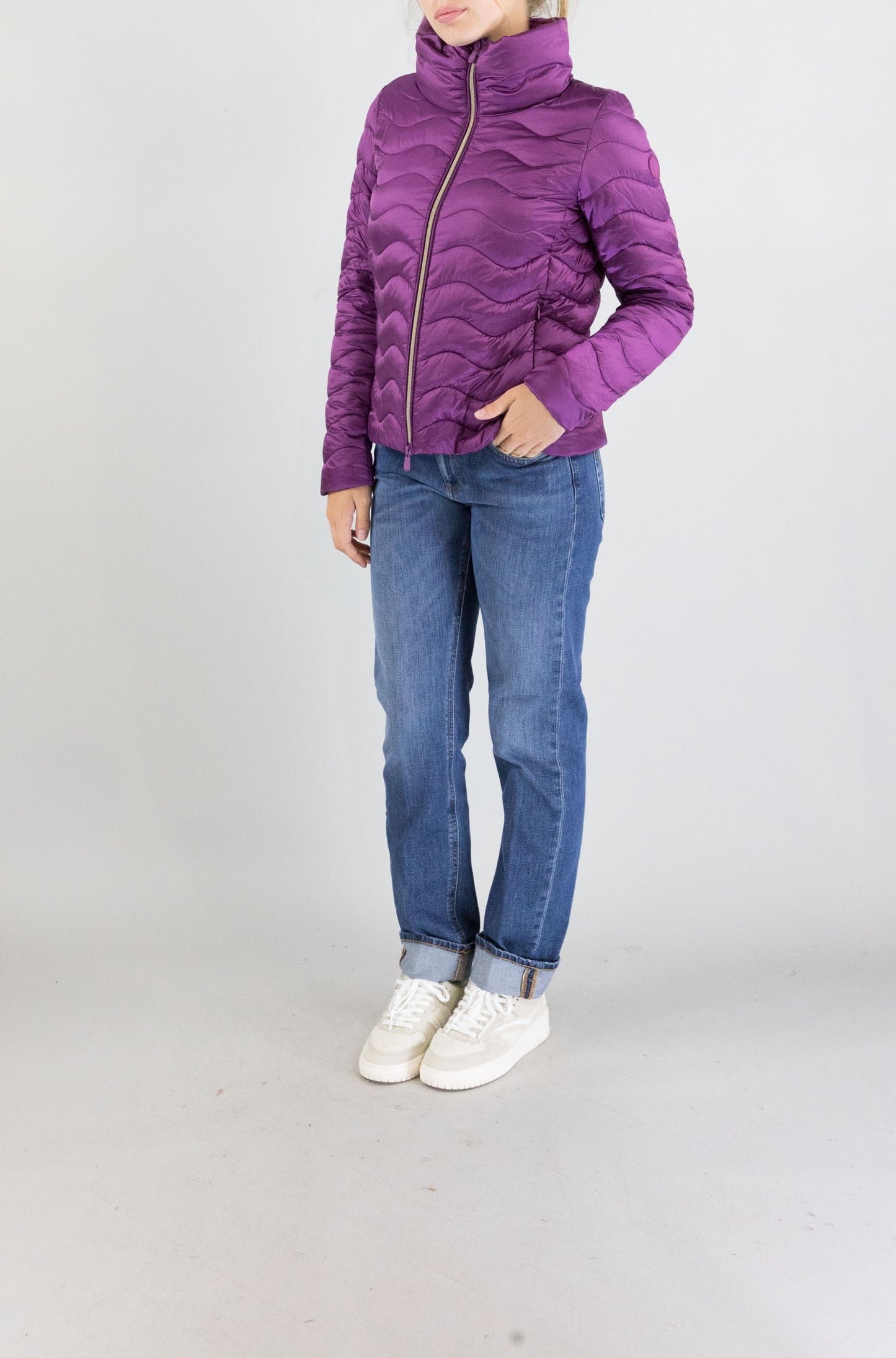 Giubbotto Save The Duck Cyclamen Violet da Donna d32358w iris21 peridot