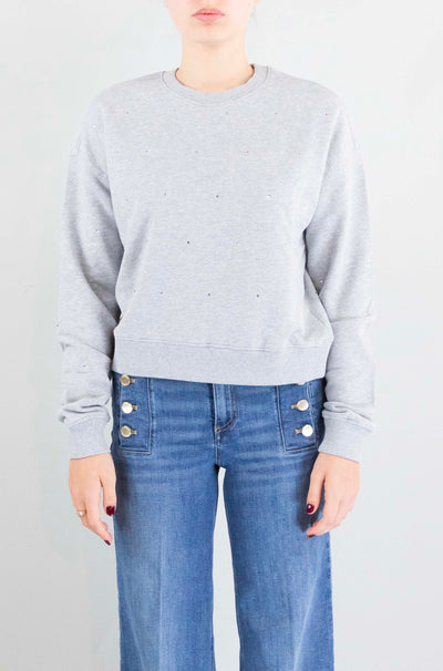 Felpa Mc2 Saint Barth 00286l Sb All Over Strass da Donna casey