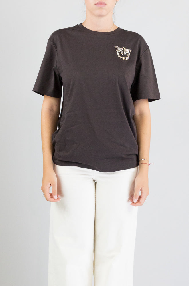 T-Shirt Pinko Marrone da Donna strepitoso