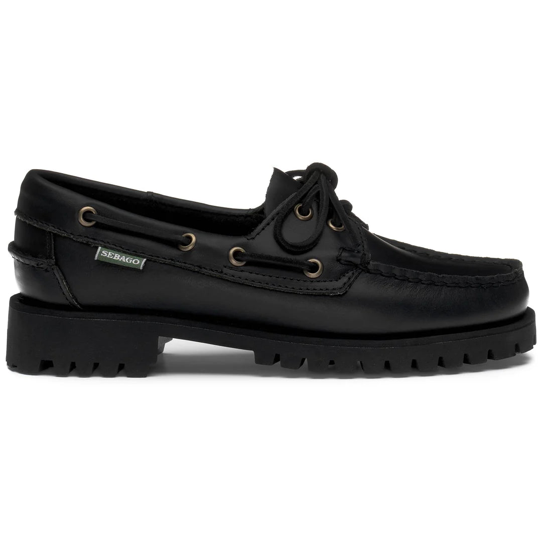 Scarpa Sebago Black 924 da Donna 2ir0 ranger wax