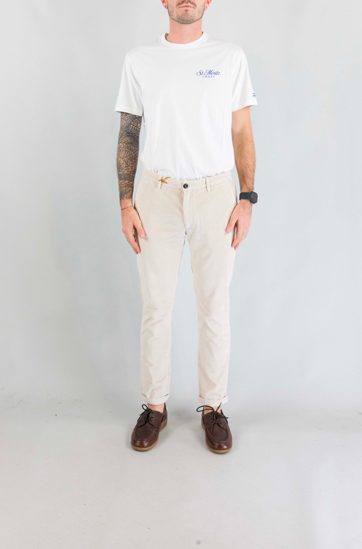 Pantalone 40weft Panna da Uomo brand 3072 56583