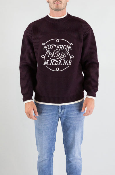 Maglia Drole De Monsieur Wine da Uomo po184 wo007 slogan