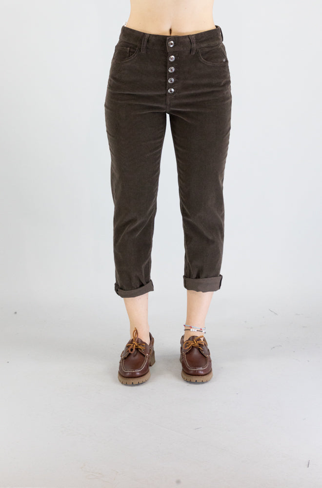 Pantalone Dondup Chocolate da Donna dp268b vs0030d bm5 koons