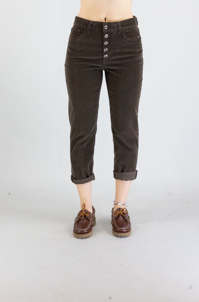 Pantalone Dondup Chocolate da Donna dp268b vs0030d bm5 koons