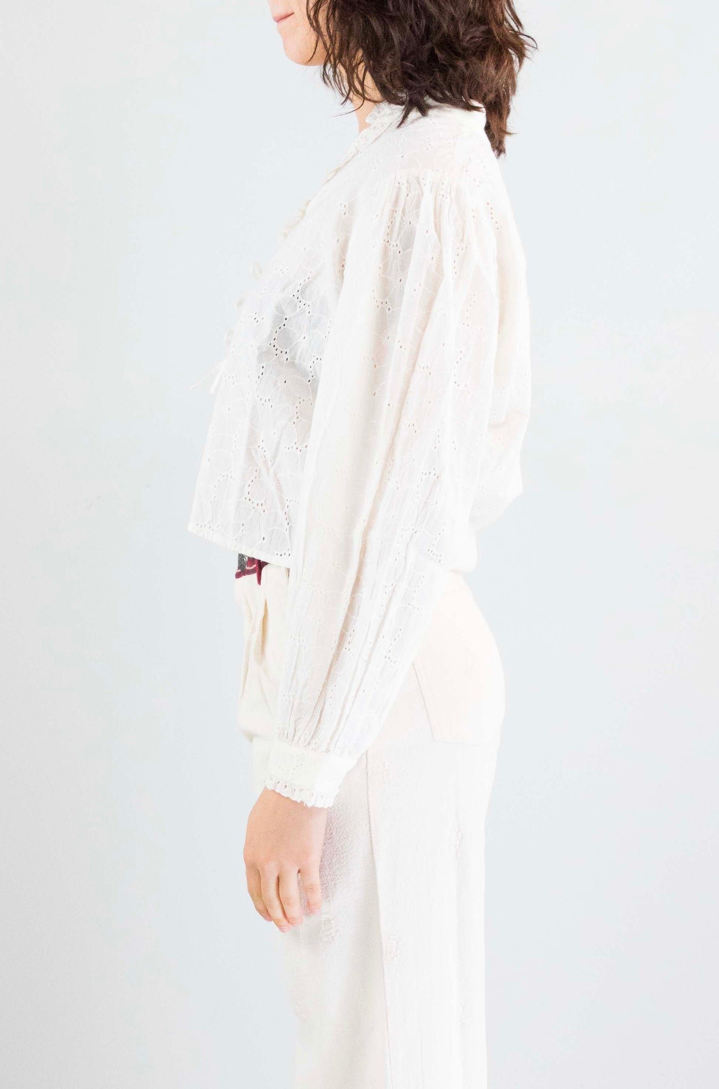 Camicia Maison Hotel Chalk da Donna blanc boheme irene