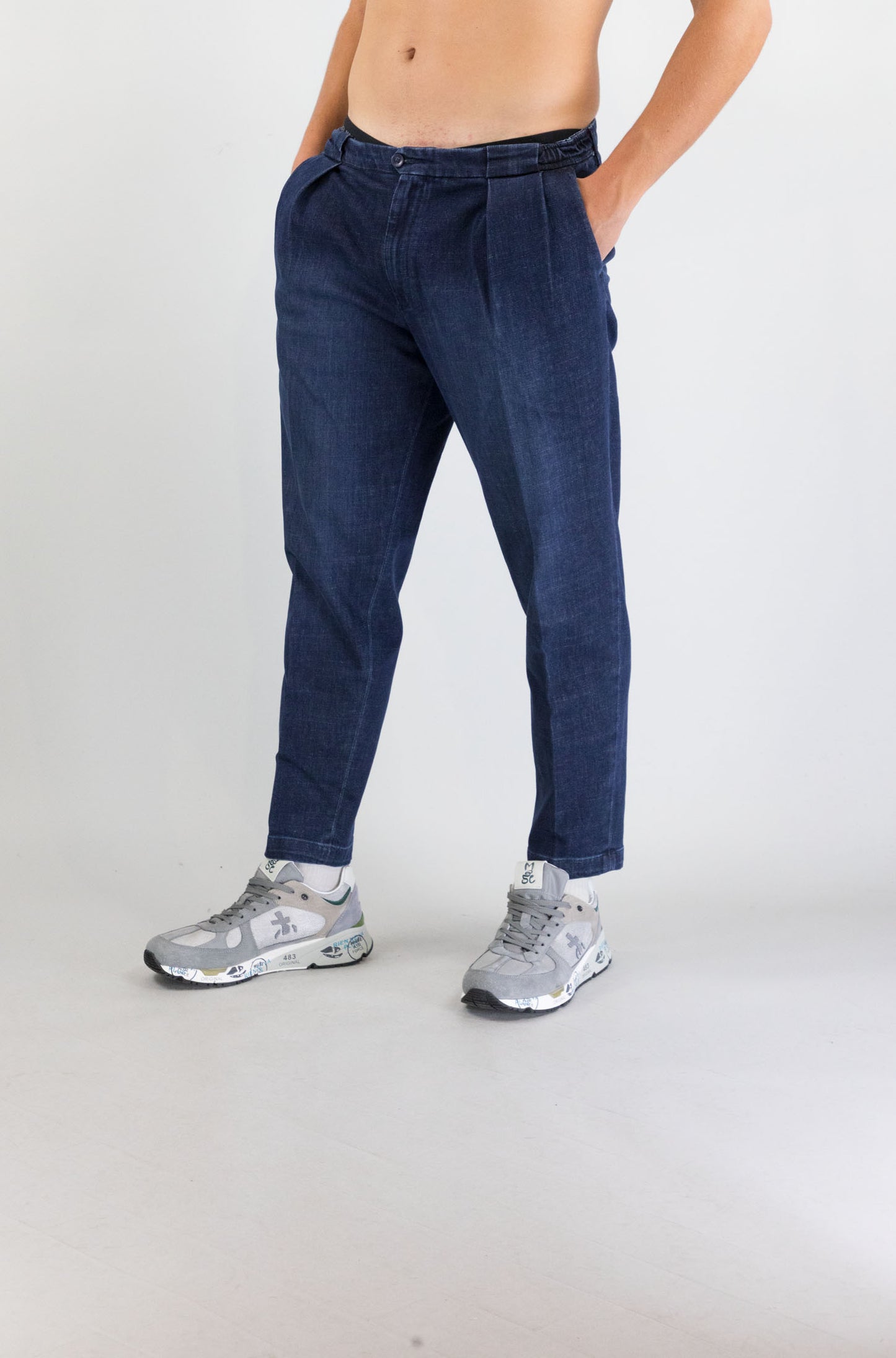 Pantalone Briglia Navy da Uomo portobellod 400195 61