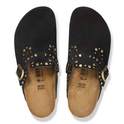 Scarpa Birkenstock Nero da Uomo 1030491 boston rivet