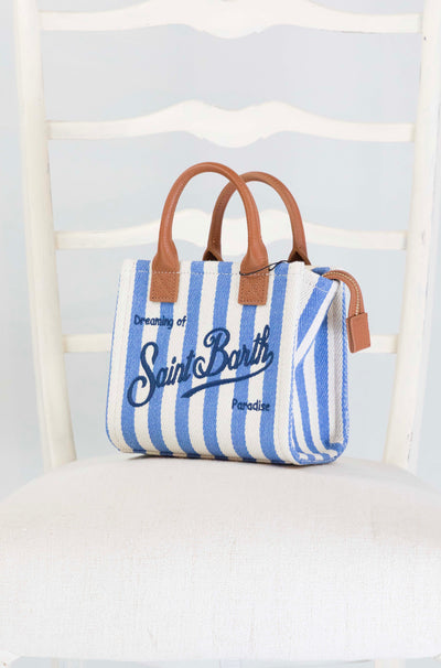 Borsa Mc2 Saint Barth 3619 Stripes Leather     da Donna vanity bag mini