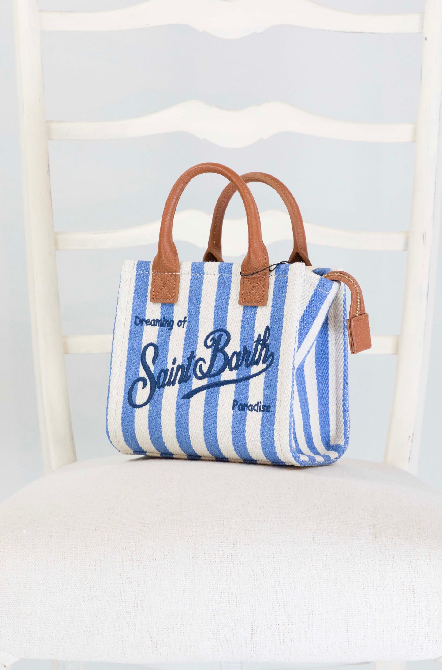 Borsa Mc2 Saint Barth 3619 Stripes Leather     da Donna vanity bag mini