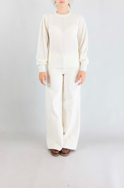 Maglia Mc2 Saint Barth Off White da Donna marianne wave soft