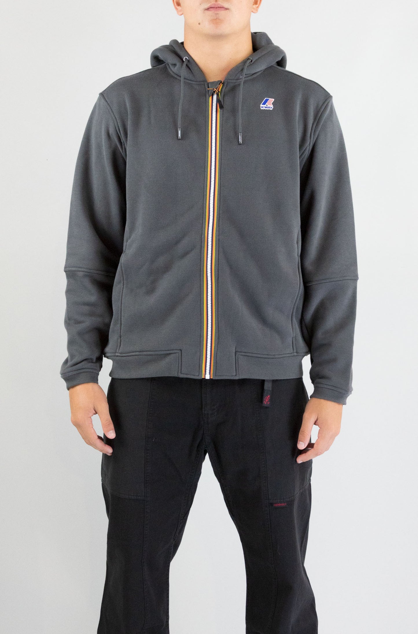 Felpa Kway 133 Grey Shadow da Uomo k4147lw prosper brushed