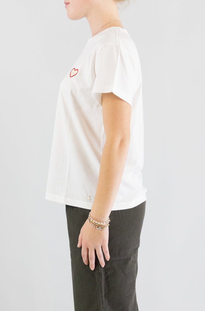 T-Shirt Des Petits Hauts Ecru da Donna ilian
