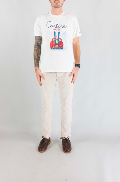 T-Shirt Mc2 Saint Barth Cortina J Arrive da Uomo arnott warm