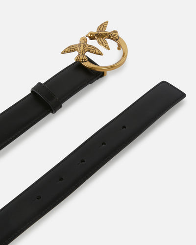 Cintura Pinko Nero da Donna love berry h3 belt 100125 a0f1/z99q