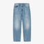 Pantalone Carhartt Wip Blue Burst Washed da Uomo i036728 aaron