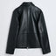 Giubbotto Sunflower Black da Uomo 6027 short leather jacket