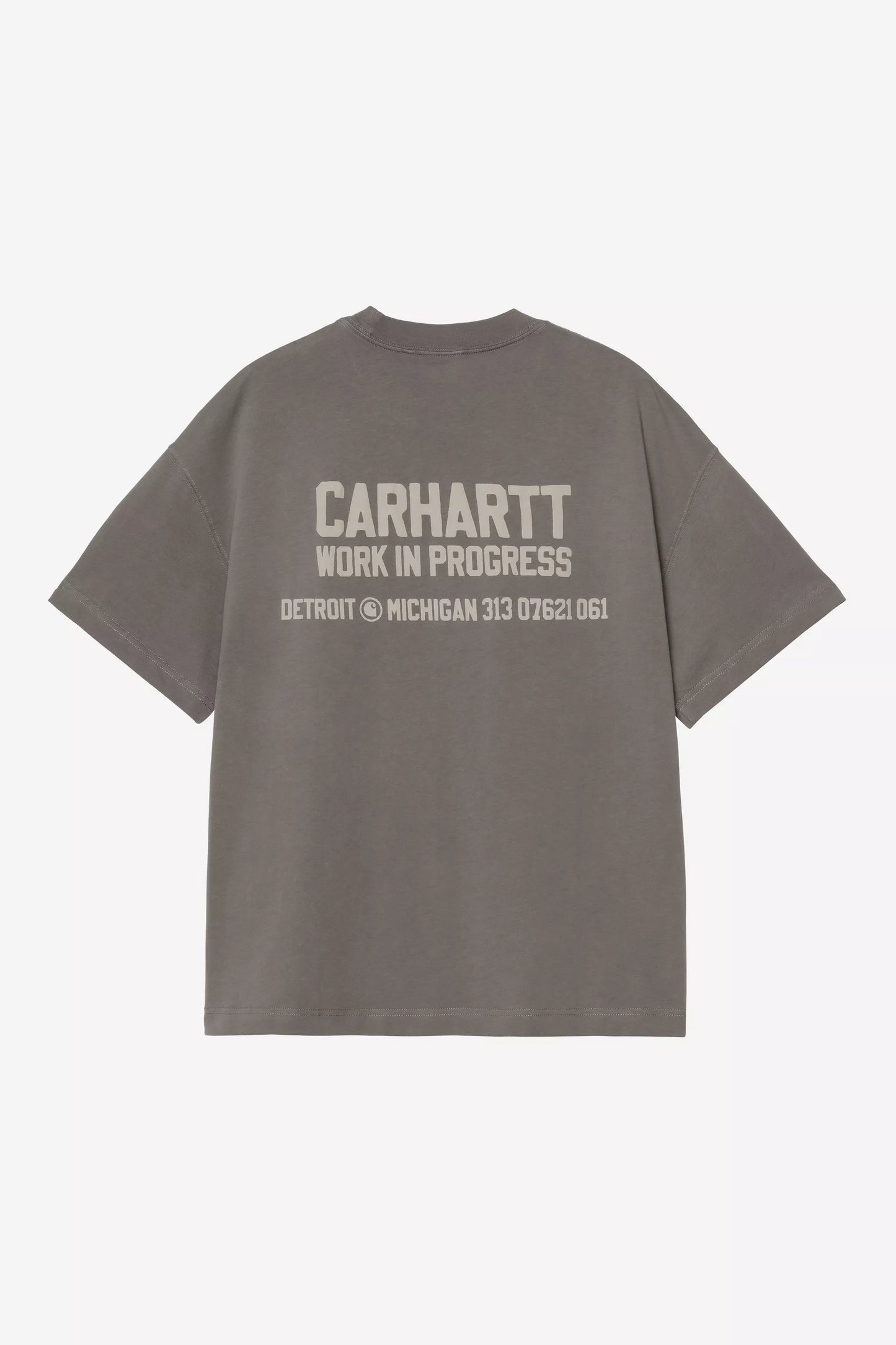 T-Shirt Carhartt Wip Graphite Stone da Uomo i035449 distance