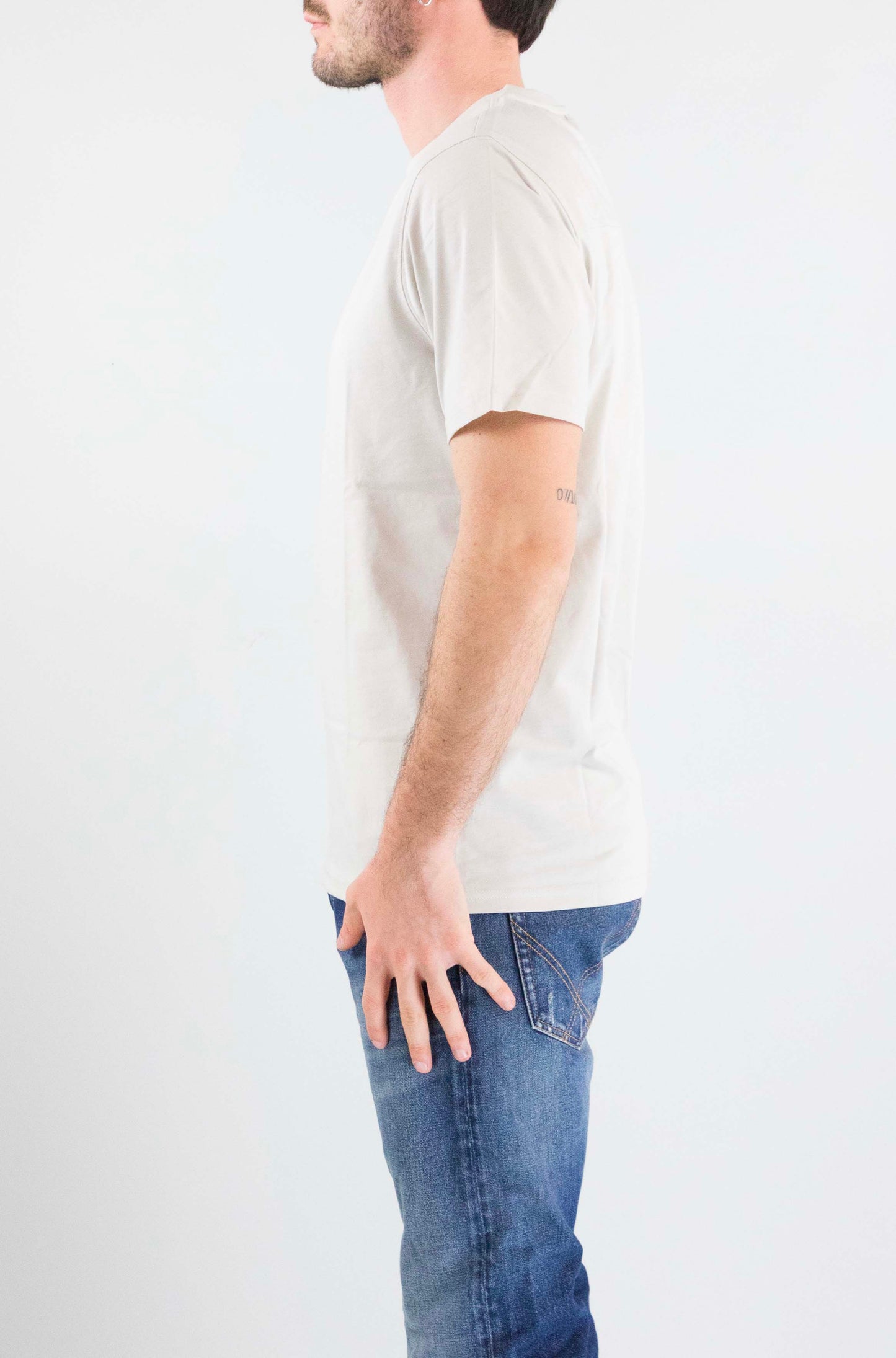 T-Shirt Kway 634 Beige Lt da Uomo k7142kw leonide