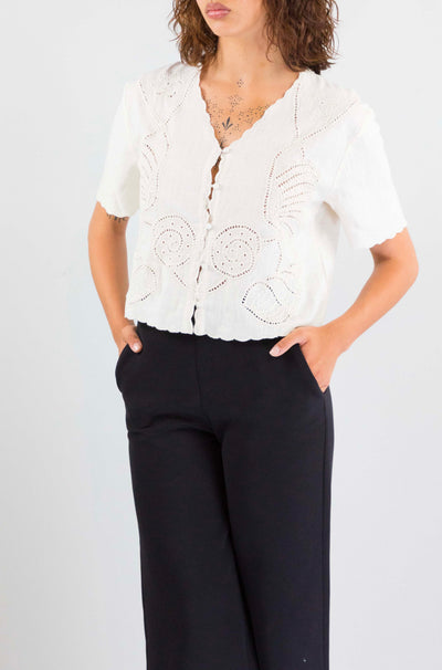 Top Louizon Ecru da Donna ruila