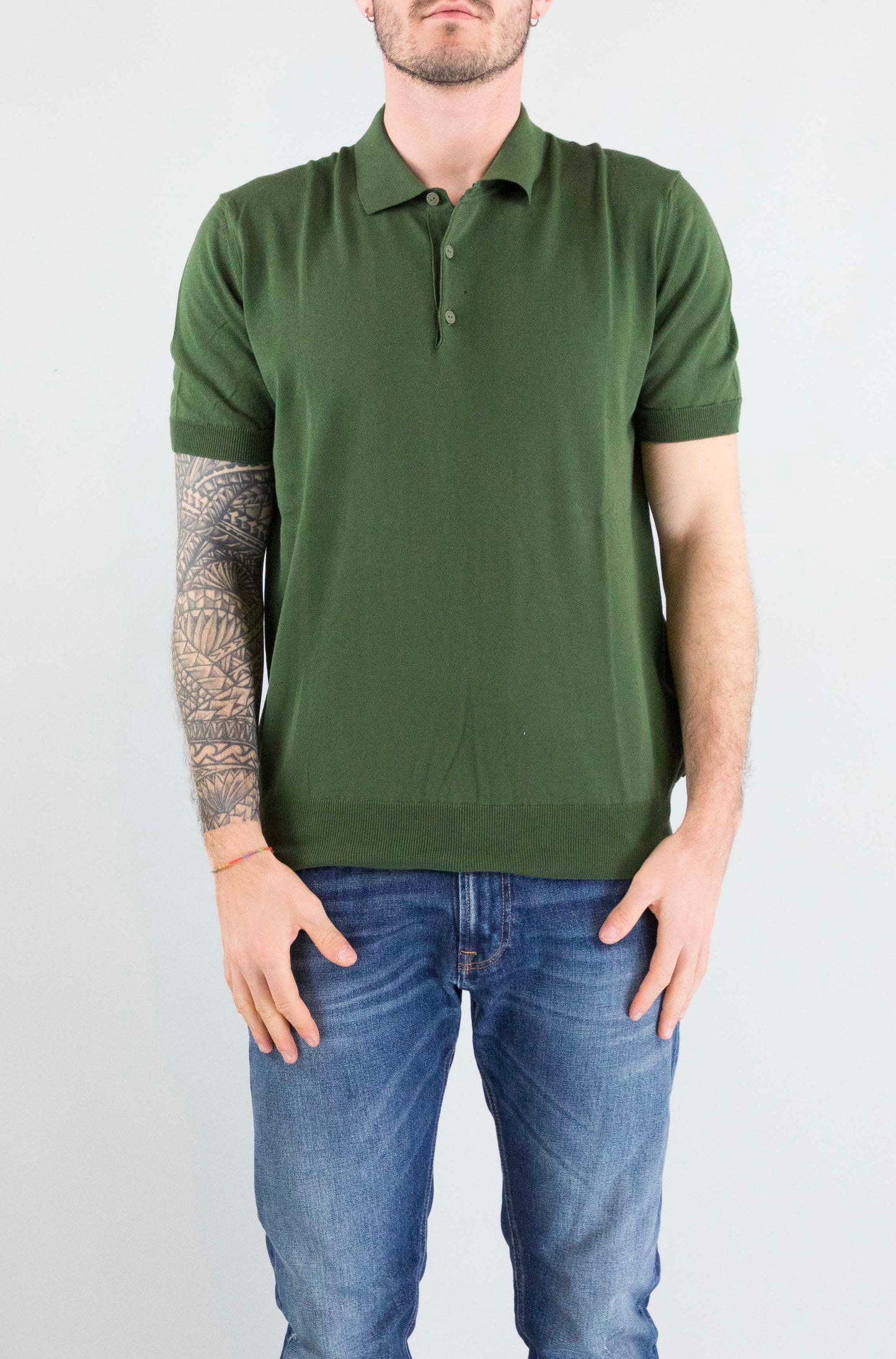 Polo Kway 576 Green da Uomo k4126rw pleyne