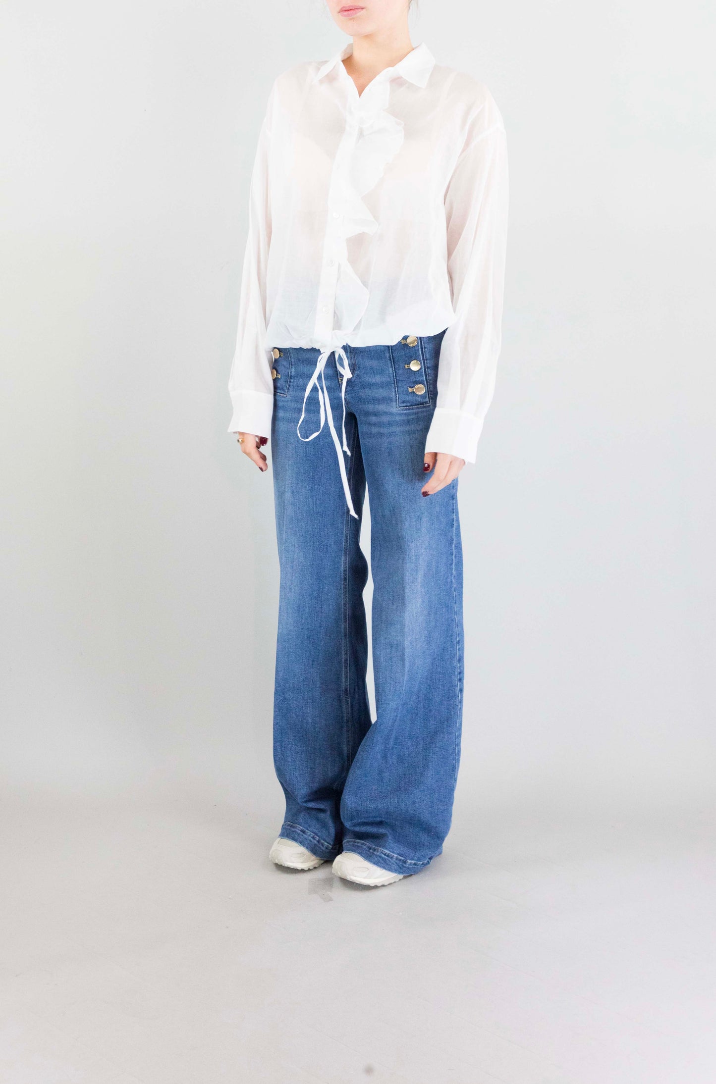 Camicia Floor Bianco da Donna c32945