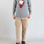 Maglia Mc2 Saint Barth Snoopy Sunday da Uomo heron