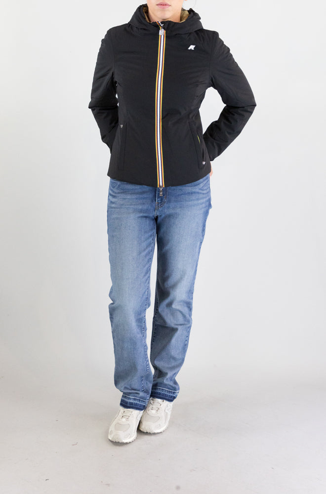 Giubbotto Kway Dbn Black Beige da Donna k6128tw lily st warm double