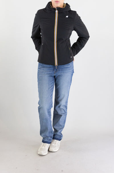 Giubbotto Kway Dbn Black Beige da Donna k6128tw lily st warm double