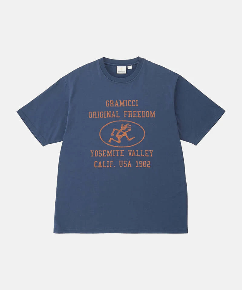 T-Shirt Gramicci Navy da Uomo g6fm t085