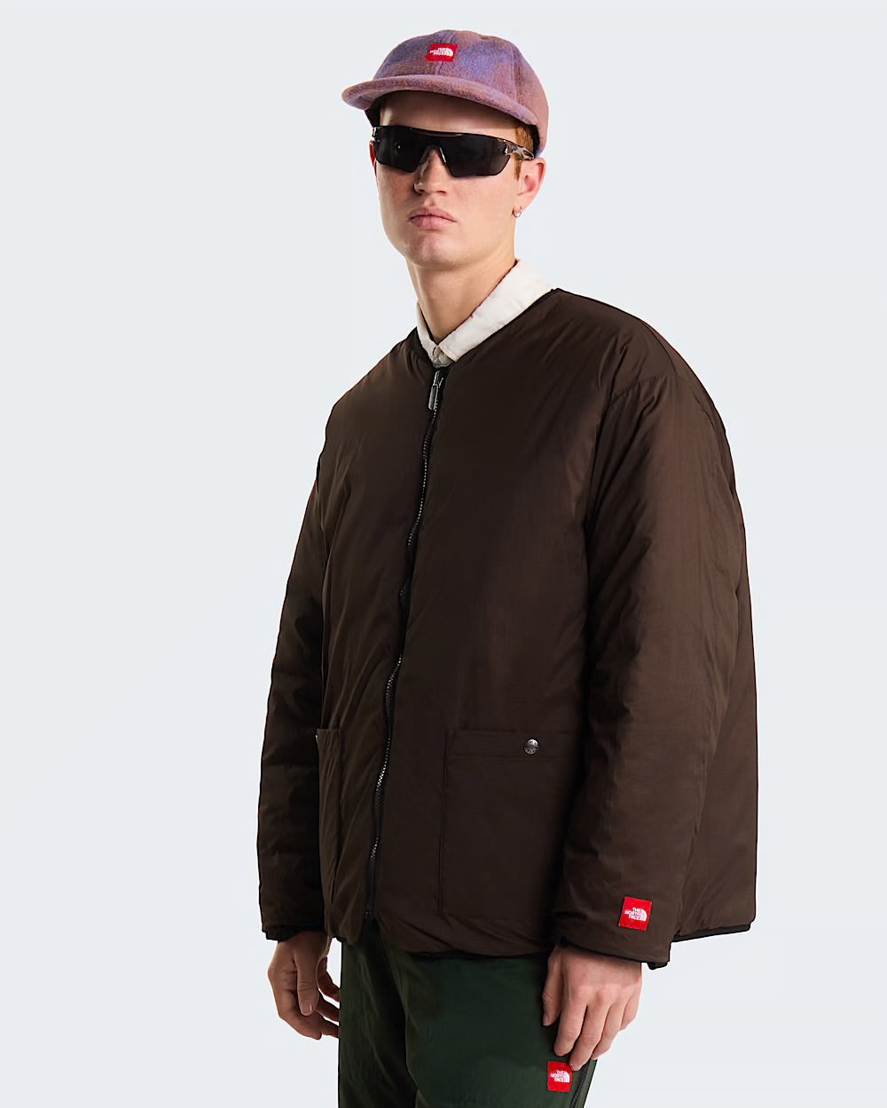 Giubbotto The North Face Smokey Brown da Uomo nf0a8hdhu1a1 tnf redbox