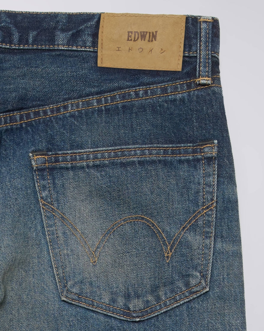 Jeans Edwin Dark Used da Uomo i034264 regualr tapered japan
