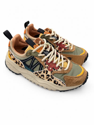 Scarpa Flower Mountain Brown Military Black Pony da Donna 2019506 3d58 solin