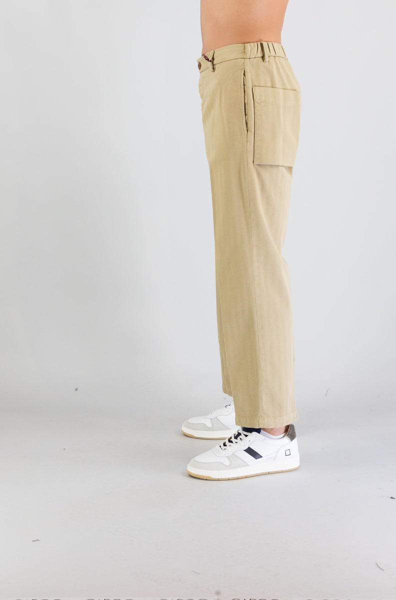 Pantalone Tela Cruda Corda da Uomo tc127p008 co552 astro