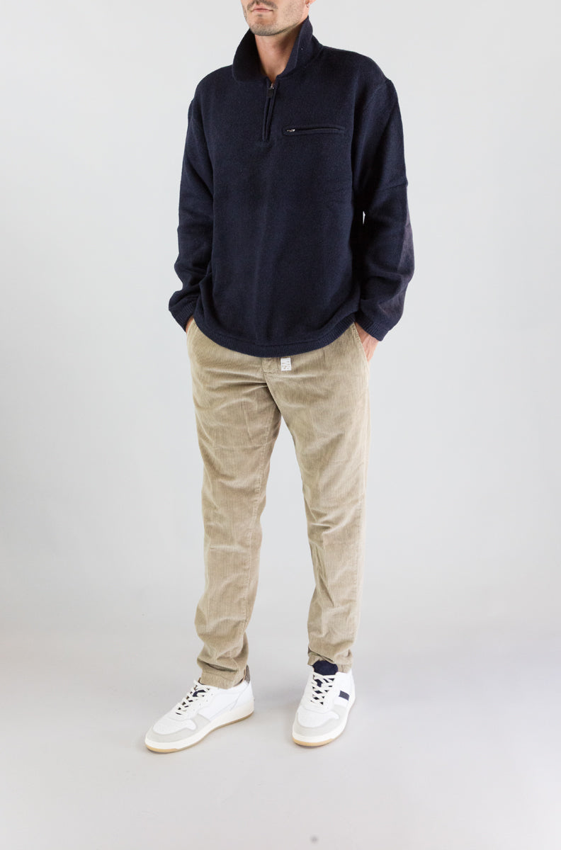 Giacca Levis  Navy da Uomo 007w2 boulder quarter zip