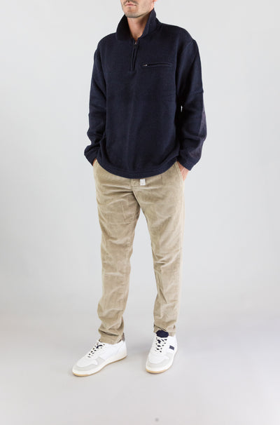 Giacca Levis  Navy da Uomo 007w2 boulder quarter zip