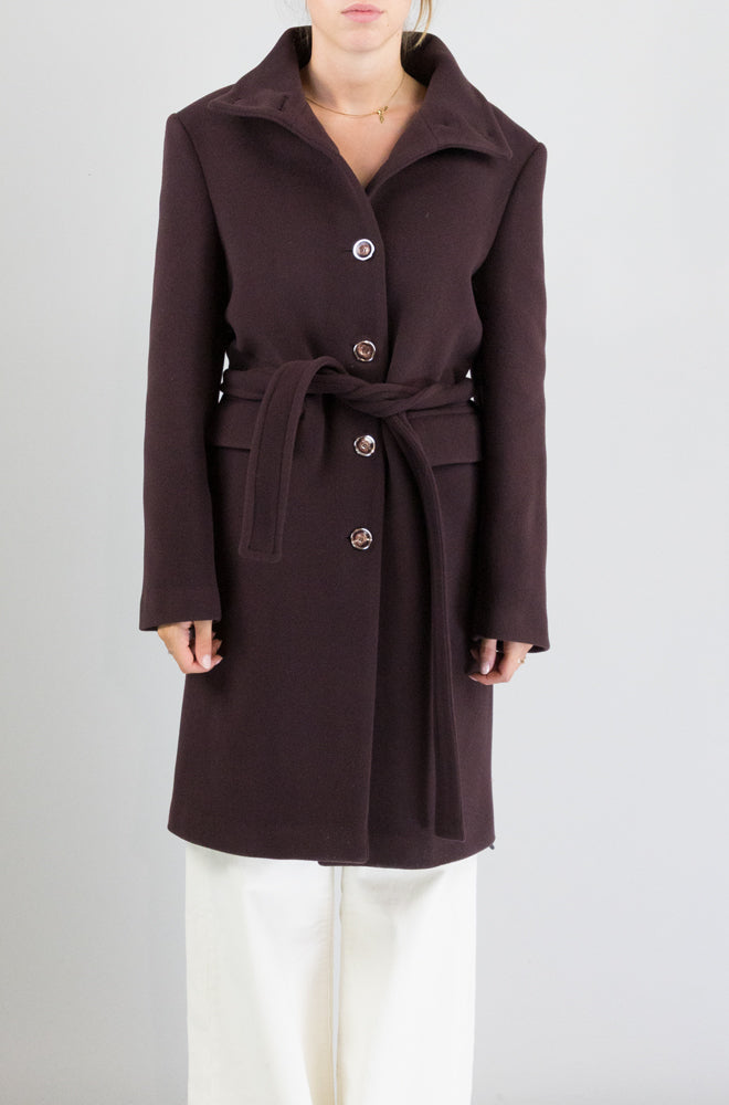 Cappotto Pinko Bordeaux da Donna citiso