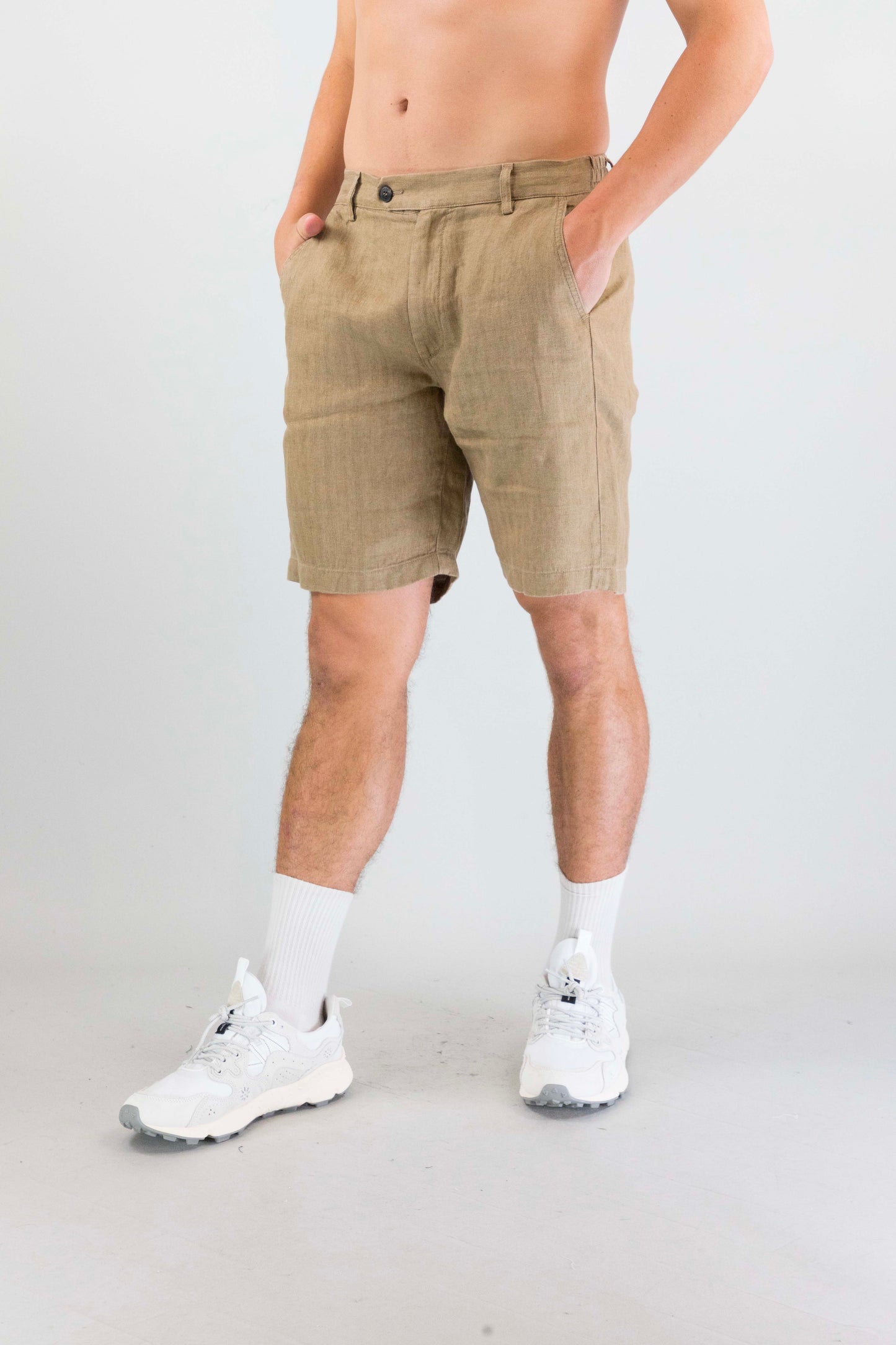 Pantalone Mc2 Saint Barth Linen Herrinbone da Uomo sebastian
