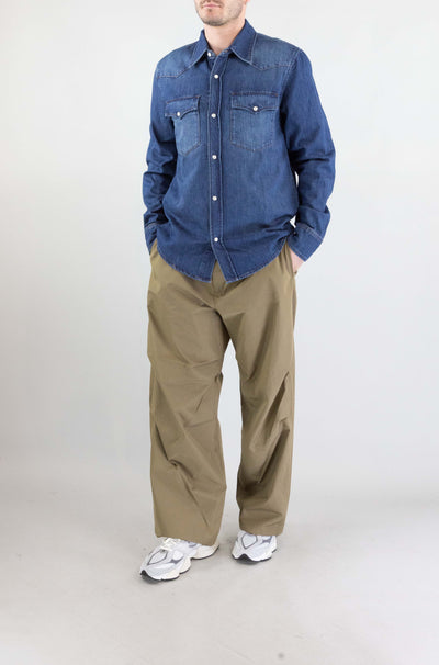 Camicia Apc Indigo da Uomo cohme h12632