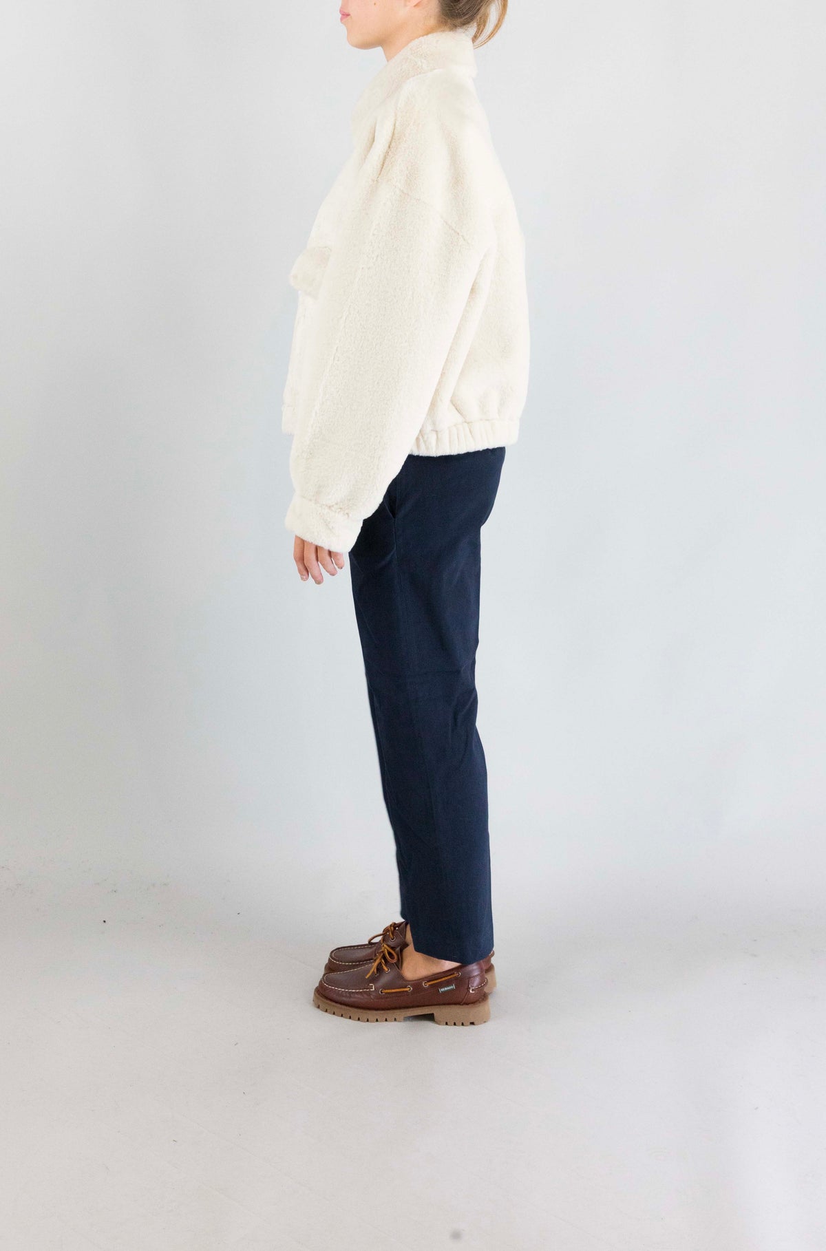 Giubbotto Mc2 Saint Barth Cream da Donna clary fur