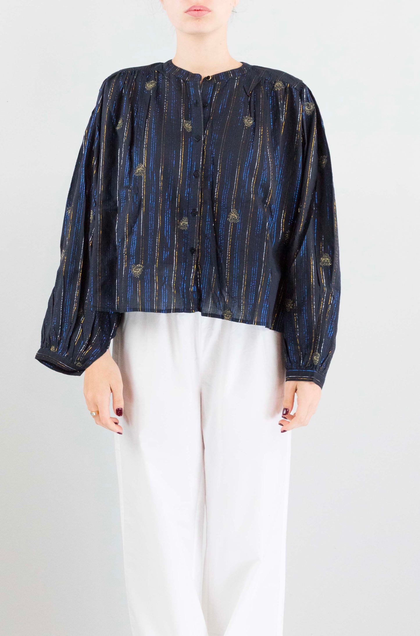Camicia Maison Hotel Nero da Donna starry night caroline