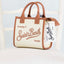 Borsa Mc2 Saint Barth Canvas Grain Leather 1019 da Donna vanity bag mini