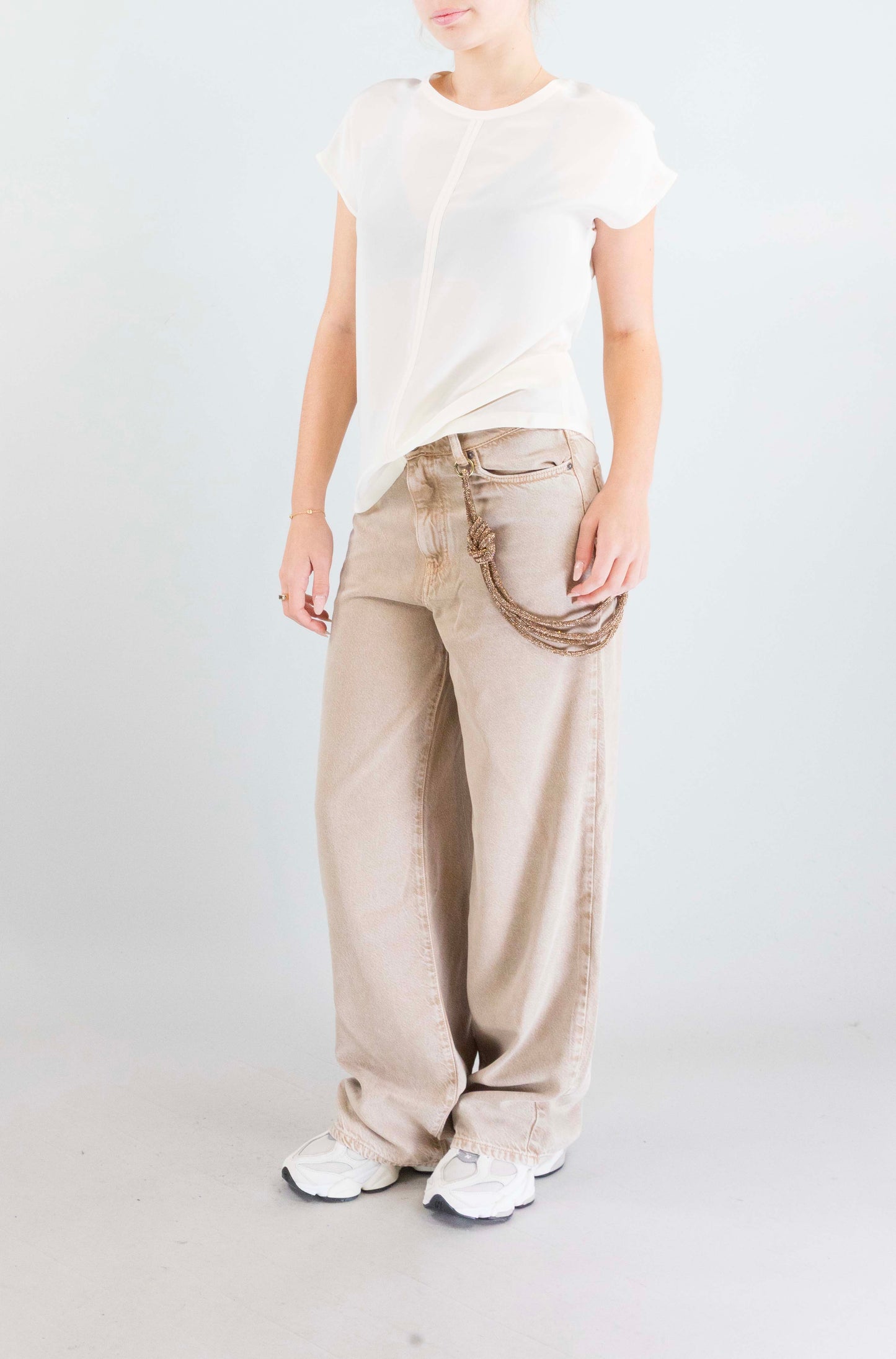 Camicia Pinko Sand da Donna blossom crepe de chine