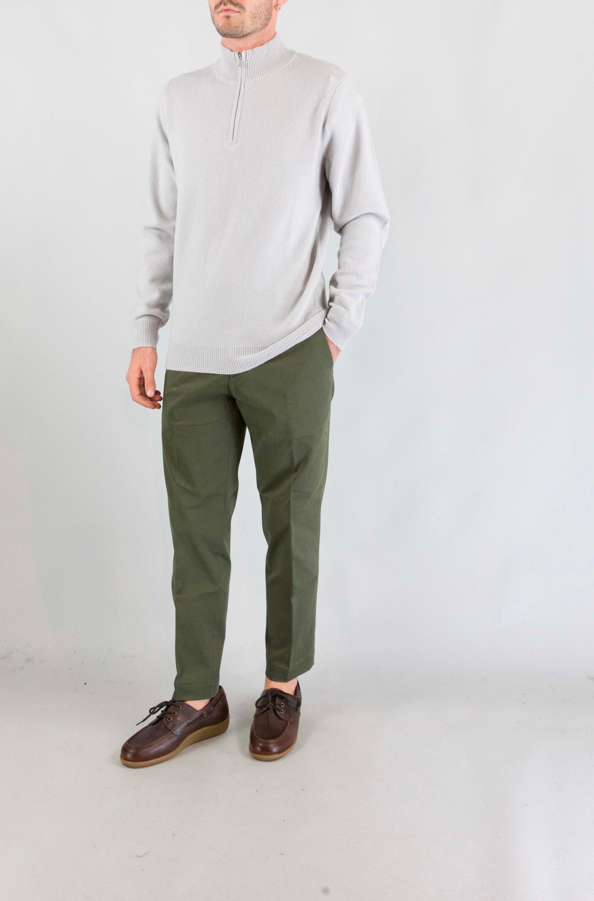 Maglia Mc2 Saint Barth 00028m Stone Light da Uomo jermyn contrast