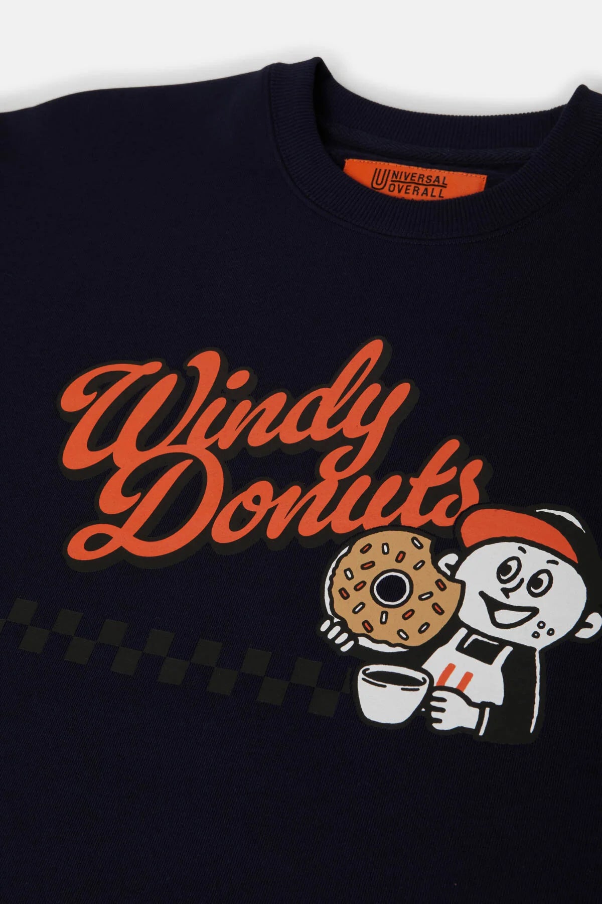Felpa Universal Overall Navy da Uomo U2633250 WINDY JR DONUT SWEAT
