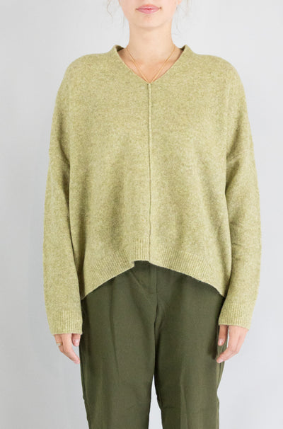 Maglia Nice Things Pastel Lime da Donna wkx012