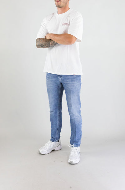 T-Shirt Dickies White da Uomo dk0a87qn0wh