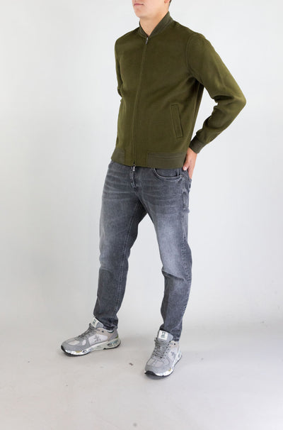 Giubbotto Mc2 Saint Barth Military da Uomo camden wool