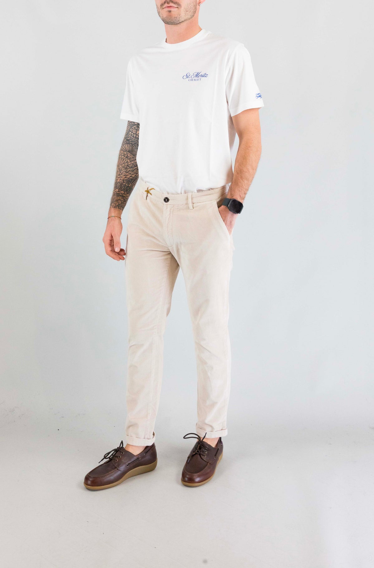 Pantalone 40weft Panna da Uomo brand 3072 56583