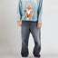 Felpa Found Light Blue da Uomo ho01520
